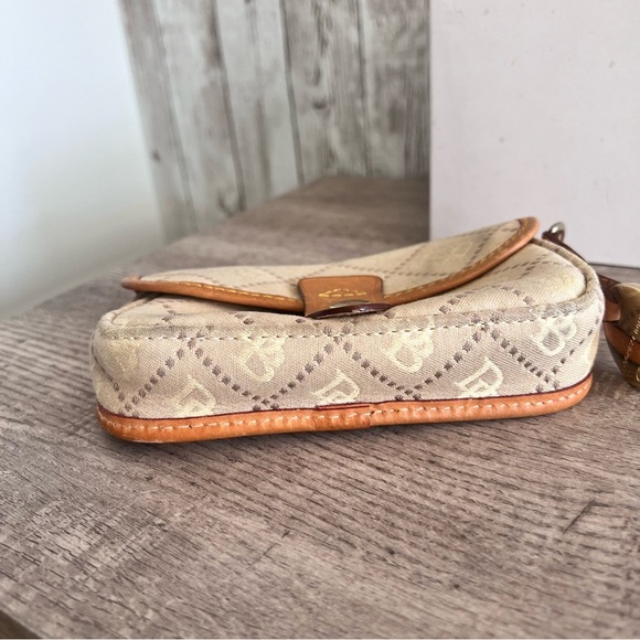 Dooney & Bourke Monogram Leather Trim Wristlet - Picture 7 of 7